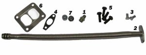 Dodge Cummins Turbo Installation Kit - Fleece Performance - S300-S400 - `07-`12